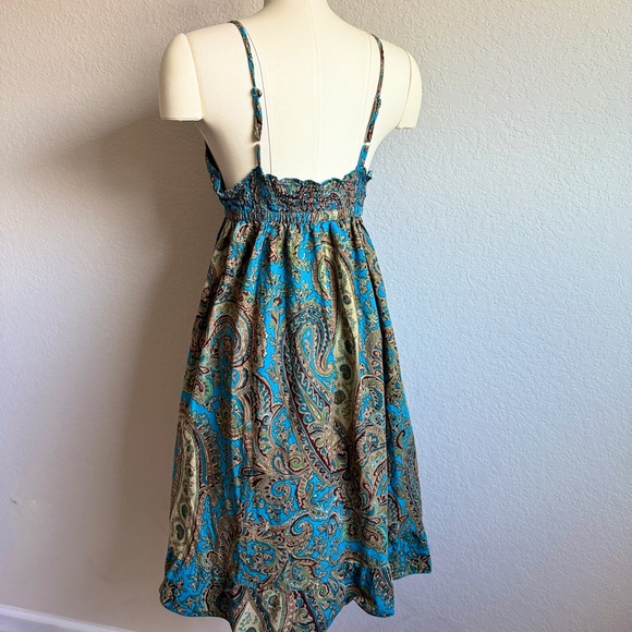 Derek Heart Boho Paisley Cotton Sundress – Size Large - Picture 7 of 11